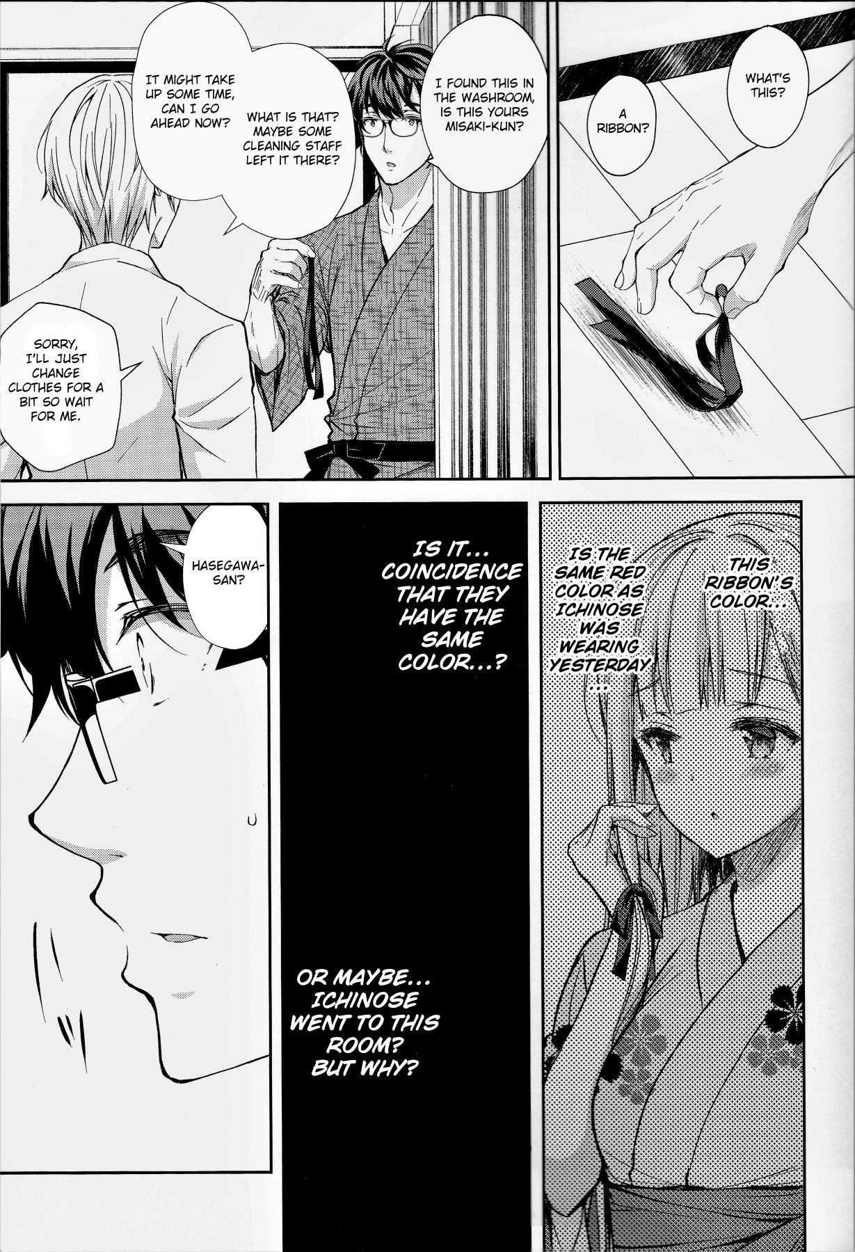 Hentai Manga Comic-Obscene Lady 4 ~Wet and Moaning Beside My Boyfriend~-Read-40